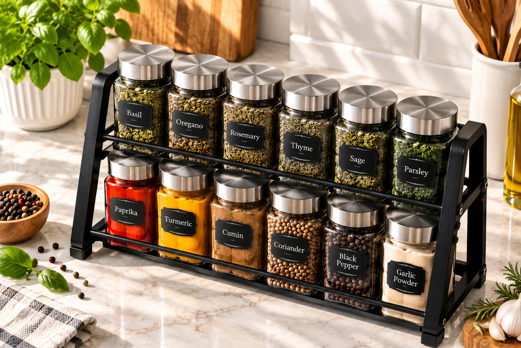 12-Jar Spice Rack