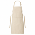 Beige apron front view